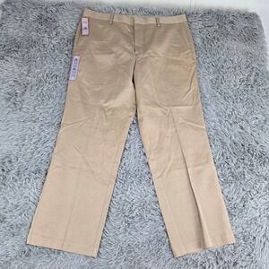 Dockers Khaki Pants Mens 38x30 Tan New Iron Free Classic Fit Flat Front Cotton